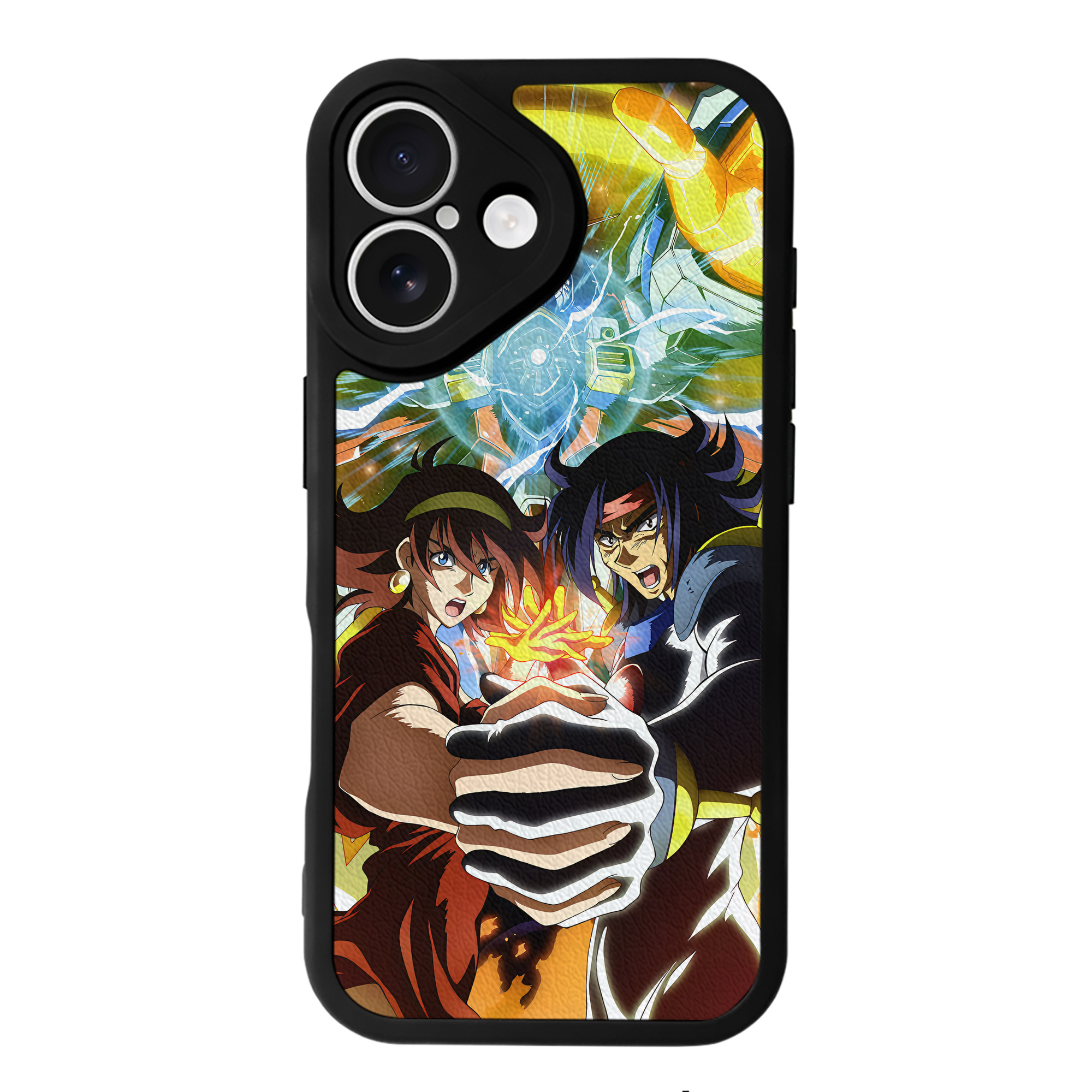 （画像用） 機動戦士ガンダム Mobile Suit Gundam 【iPhone 16シリーズ対応】シリコンスマホケース（レザー調） 材質：シリコン